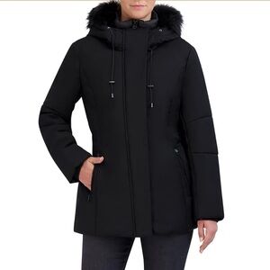 Cole Haan Black Winter Coat NWT